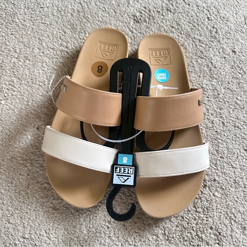 Reef Cushion Vista Double-Strap Slide Sandals NEW - Picture 3 of 3
